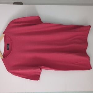Zara men lightweight knit tee red XL